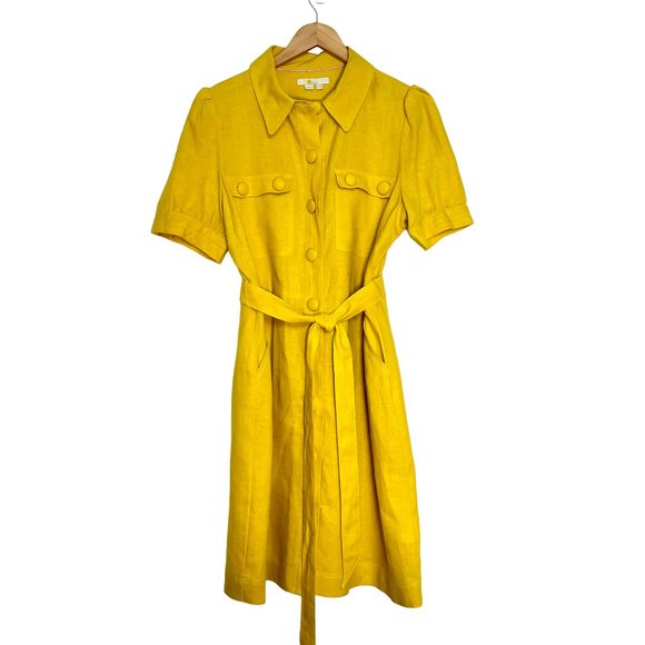 boden carrie linen shirt dress BODEN Carrie Linen Shirt Dress